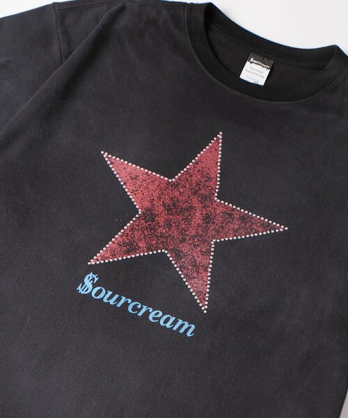 Sourcream（サワークリーム）の「【UNISEX】SourcreamラインストーンスターグラフィックTEE（Tシャツ/カットソー・レディース・ブラック/ネイビー/ホワイト・SMALL/MEDIUM）」の11枚目の写真