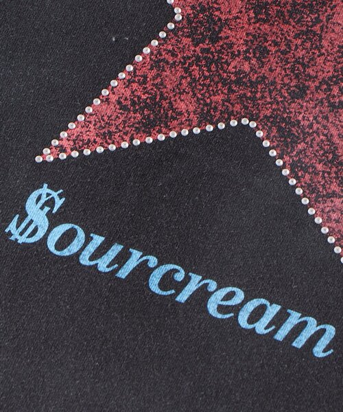 Sourcream（サワークリーム）の「【UNISEX】SourcreamラインストーンスターグラフィックTEE（Tシャツ/カットソー・レディース・ブラック/ネイビー/ホワイト・SMALL/MEDIUM）」の12枚目の写真