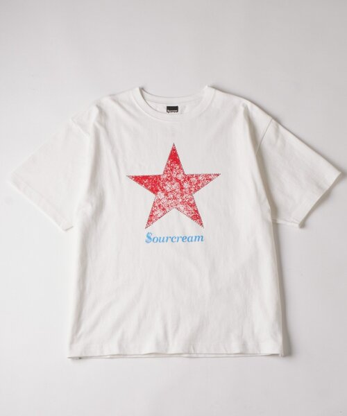 Sourcream（サワークリーム）の「【UNISEX】SourcreamラインストーンスターグラフィックTEE（Tシャツ/カットソー・レディース・ブラック/ネイビー/ホワイト・SMALL/MEDIUM）」の13枚目の写真
