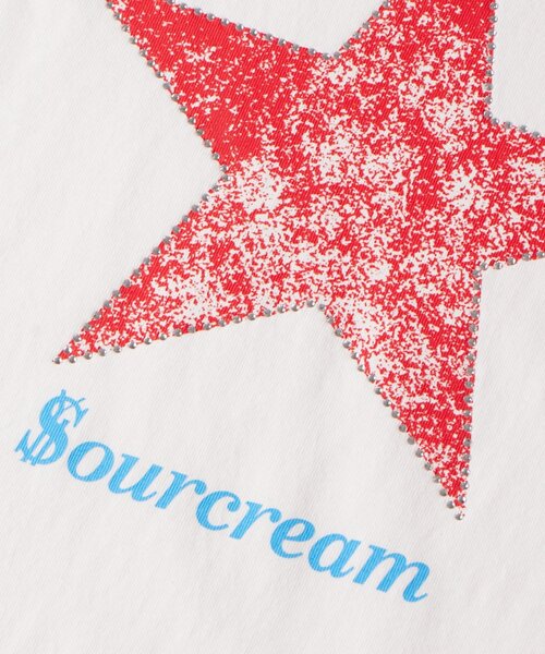 Sourcream（サワークリーム）の「【UNISEX】SourcreamラインストーンスターグラフィックTEE（Tシャツ/カットソー・レディース・ブラック/ネイビー/ホワイト・SMALL/MEDIUM）」の5枚目の写真