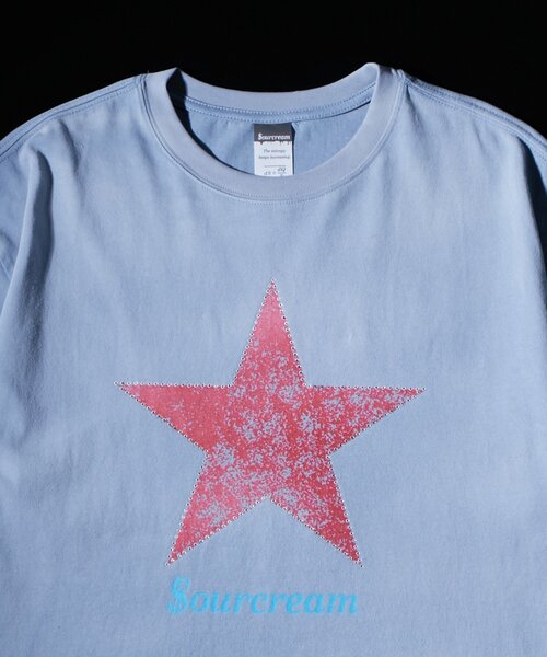Sourcream（サワークリーム）の「【UNISEX】【Sourcream】ラインストーンスターグラフィックTEE（Tシャツ/カットソー・レディース・ブラック/ネイビー/ホワイト/サックスブルー・SMALL/MEDIUM）」の21枚目の写真