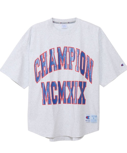 Champion(チャンピオン)の「Champion ルーズフィットショートスリーブTシャツ(Tシャツ/カットソー・メンズ・ブラック/ホワイト/杢グレー/イエロー・XL/L/M)」の3枚目の写真