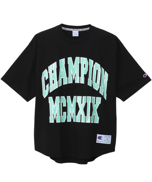Champion(チャンピオン)の「Champion ルーズフィットショートスリーブTシャツ(Tシャツ/カットソー・メンズ・ブラック/ホワイト/杢グレー/イエロー・XL/L/M)」の2枚目の写真