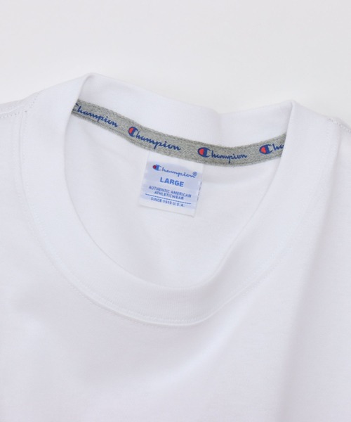 Champion(チャンピオン)の「Champion ルーズフィットショートスリーブTシャツ(Tシャツ/カットソー・メンズ・ブラック/ホワイト/杢グレー/イエロー・XL/L/M)」の7枚目の写真