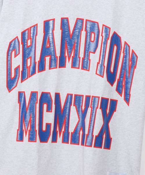 Champion(チャンピオン)の「Champion ルーズフィットショートスリーブTシャツ(Tシャツ/カットソー・メンズ・ブラック/ホワイト/杢グレー/イエロー・XL/L/M)」の14枚目の写真