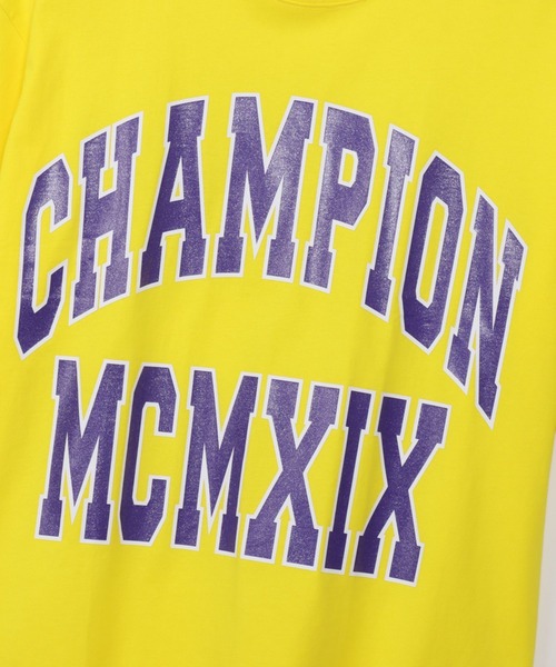 Champion(チャンピオン)の「Champion ルーズフィットショートスリーブTシャツ(Tシャツ/カットソー・メンズ・ブラック/ホワイト/杢グレー/イエロー・XL/L/M)」の18枚目の写真