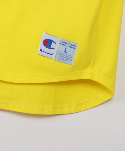 Champion(チャンピオン)の「Champion ルーズフィットショートスリーブTシャツ(Tシャツ/カットソー・メンズ・ブラック/ホワイト/杢グレー/イエロー・XL/L/M)」の20枚目の写真