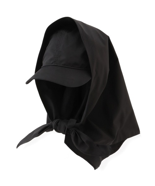 SALON adam et rope'（サロン アダム エ ロペ）の「ストール付き2WAYキャップ / 撥水・UVケア（キャップ・レディース・ブラック/ベージュ系その他2・FREE）」の10枚目の写真