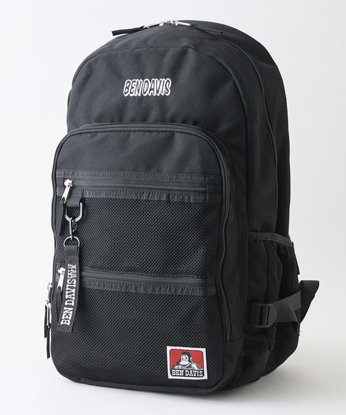 BEN DAVIS(ベンデイビス)の「【BEN DAVIS/ベンデイビス】【15インチPC・A4収納◎】防水リュック 30L大容量 シンプル1ルーム構造 7ポケット 通学・通勤・旅(バックパック/リュック・メンズ・ブラック/ブルー/レッド・FREE)」の1枚目の写真