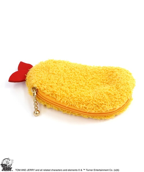 Tom&Jerry(トムアンドジェリー)の「【公式】TOM and JERRY エビフライポーチ(ポーチ・レディース・ブラウン/ライトグレー/グレー・FREE)」の7枚目の写真