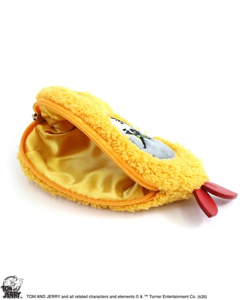 Tom&Jerry(トムアンドジェリー)の「【公式】TOM and JERRY エビフライポーチ(ポーチ・レディース・ブラウン/ライトグレー/グレー・FREE)」の8枚目の写真
