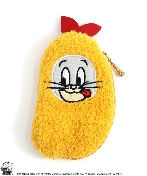 Tom&Jerry(トムアンドジェリー)の「【公式】TOM and JERRY エビフライポーチ(ポーチ・レディース・ブラウン/ライトグレー/グレー・FREE)」の11枚目の写真