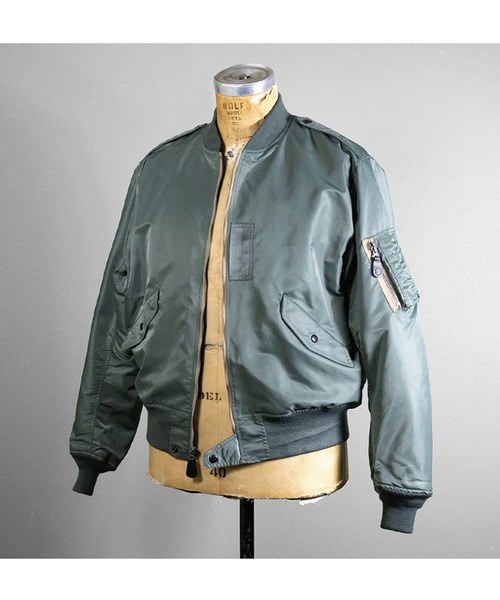 ８(eight)（エイト）の「L-2B フライトジャケット（MA-1・メンズ・ブラック・MEDIUM）」の4枚目の写真