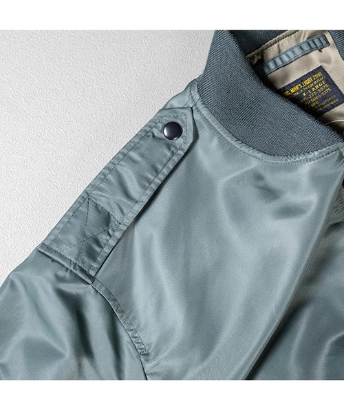 ８(eight)（エイト）の「L-2B フライトジャケット（MA-1・メンズ・ブラック・MEDIUM）」の10枚目の写真