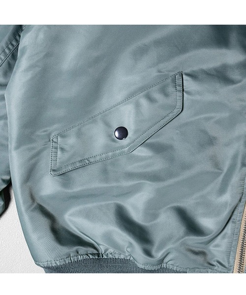 ８(eight)（エイト）の「L-2B フライトジャケット（MA-1・メンズ・ブラック・MEDIUM）」の15枚目の写真