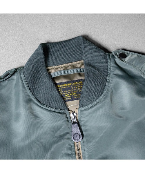 ８(eight)（エイト）の「L-2B フライトジャケット（MA-1・メンズ・ブラック・MEDIUM）」の18枚目の写真