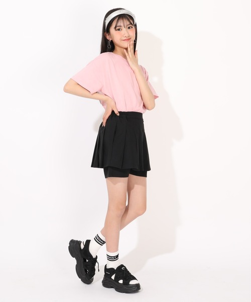 PINKHUNT（ピンクハント）の「PINKHUNT プリーツペプラムショートパンツ 1454K（その他パンツ・キッズ・ホワイト/アッシュグレー/ブラック・120cm/130cm/140cm/150cm/160cm）」の15枚目の写真