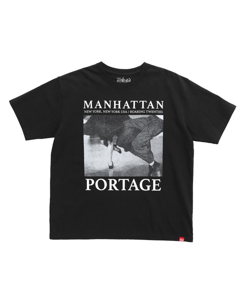 Manhattan Portage（マンハッタンポーテージ）の「Short Sleeve Print T-Shirts（Tシャツ/カットソー・メンズ・ホワイト/ブラック・X-LARGE/LARGE/MEDIUM）」の2枚目の写真