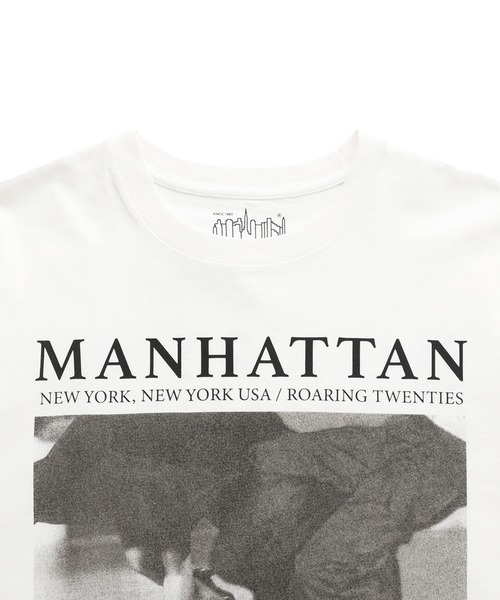 Manhattan Portage（マンハッタンポーテージ）の「Short Sleeve Print T-Shirts（Tシャツ/カットソー・メンズ・ホワイト/ブラック・X-LARGE/LARGE/MEDIUM）」の11枚目の写真