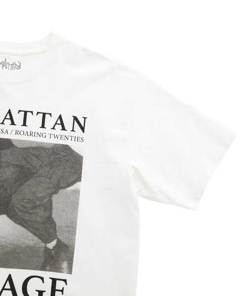 Manhattan Portage（マンハッタンポーテージ）の「Short Sleeve Print T-Shirts（Tシャツ/カットソー・メンズ・ホワイト/ブラック・X-LARGE/LARGE/MEDIUM）」の12枚目の写真