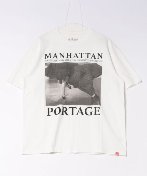 Manhattan Portage（マンハッタンポーテージ）の「Short Sleeve Print T-Shirts（Tシャツ/カットソー・メンズ・ホワイト/ブラック・X-LARGE/LARGE/MEDIUM）」の7枚目の写真