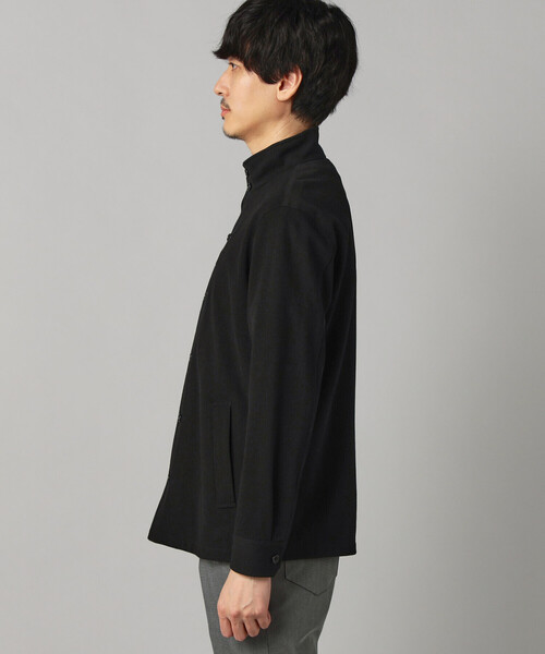 COMME CA MEN(コムサメン)の「和紙カノコ スタンドカラーブルゾン(ブルゾン・メンズ・ネイビー/ブラック・M/L)」の13枚目の写真