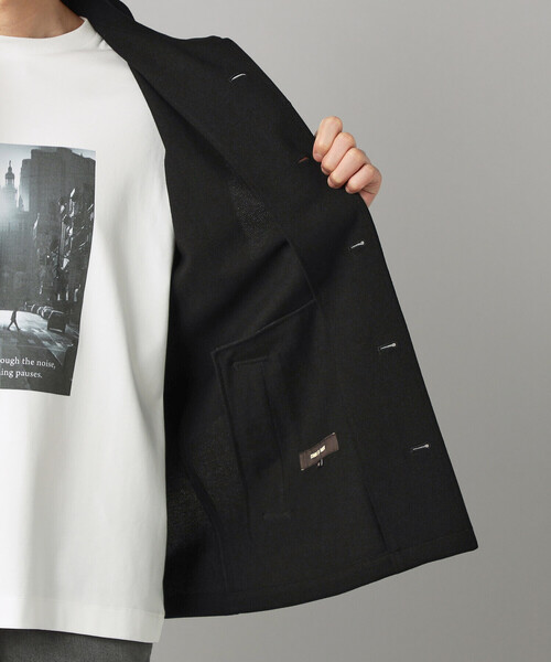 COMME CA MEN(コムサメン)の「和紙カノコ スタンドカラーブルゾン(ブルゾン・メンズ・ネイビー/ブラック・M/L)」の19枚目の写真