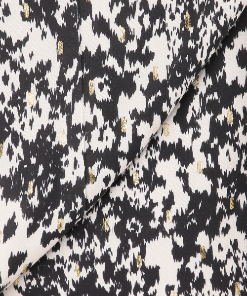 journal standard L'essage(ジャーナルスタンダードレサージュ)の「DEVEAUXGOLDラメモノトーンパンツ 2(その他パンツ・レディース・ベージュ/ブラック系その他・FREE)」の4枚目の写真