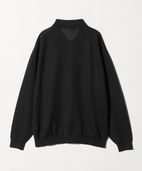 BEAUTY&YOUTH UNITED ARROWS（ビューティーアンドユースユナイテッドアローズ）の「シアー ミラノ ポロジャケット ウォッシャブル（カーディガン/ボレロ・メンズ・ダークグレー/ブラック・S/L/M/XL）」の13枚目の写真