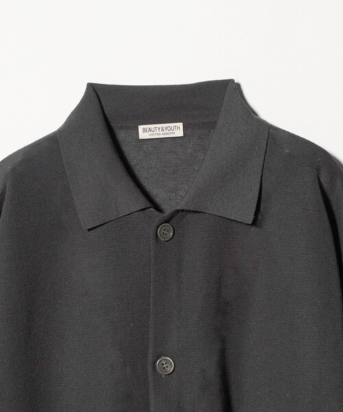 BEAUTY&YOUTH UNITED ARROWS（ビューティーアンドユースユナイテッドアローズ）の「シアー ミラノ ポロジャケット ウォッシャブル（カーディガン/ボレロ・メンズ・ダークグレー/ブラック・S/L/M/XL）」の19枚目の写真