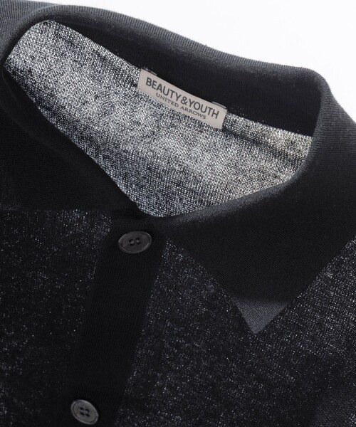BEAUTY&YOUTH UNITED ARROWS（ビューティーアンドユースユナイテッドアローズ）の「シアー ミラノ ポロジャケット ウォッシャブル（カーディガン/ボレロ・メンズ・ダークグレー/ブラック・S/L/M/XL）」の21枚目の写真