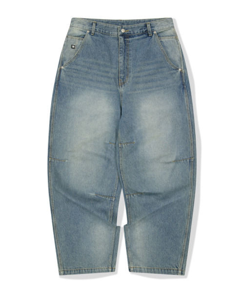 WKNDRS（ウィーキャンドース）の「[KOIN SEOUL] SKELETON WIDE LOW DENIM PANTS (DENIM)（デニムパンツ・レディース・その他・MEDIUM/LARGE/X-LARGE）」の6枚目の写真