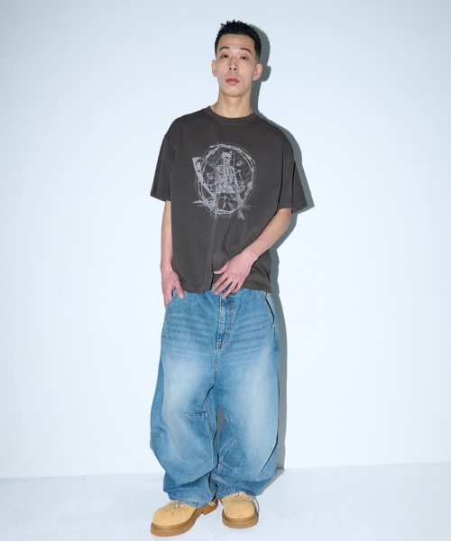WKNDRS（ウィーキャンドース）の「[KOIN SEOUL] SKELETON WIDE LOW DENIM PANTS (DENIM)（デニムパンツ・レディース・その他・MEDIUM/LARGE/X-LARGE）」の11枚目の写真