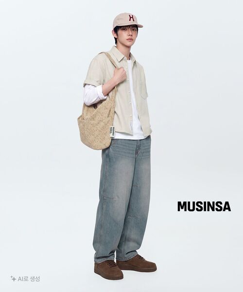 WKNDRS（ウィーキャンドース）の「[KOIN SEOUL] SKELETON WIDE LOW DENIM PANTS (DENIM)（デニムパンツ・レディース・その他・MEDIUM/LARGE/X-LARGE）」の9枚目の写真