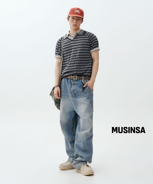 WKNDRS（ウィーキャンドース）の「[KOIN SEOUL] SKELETON WIDE LOW DENIM PANTS (DENIM)（デニムパンツ・レディース・その他・MEDIUM/LARGE/X-LARGE）」の16枚目の写真