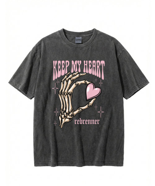 REBRENNER(リブレンナー)の「DTFマイハートピグメント半袖Tシャツネイビー(Tシャツ/カットソー・レディース・その他・MEDIUM/LARGE/X-LARGE/2XL)」の6枚目の写真