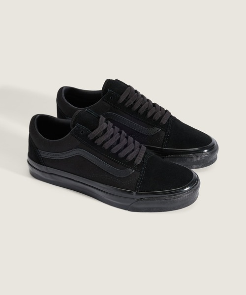 VANS(バンズ)の「VANS PREMIUM オールドスクール / LX Old Skool BLACK/BLACK VN000CXTBKA1(スニーカー・メンズ・ブラック×ブラック・6.5/6/5.5/5/11.5/10/9.5/9/8.5/8/7.5/7)」の2枚目の写真