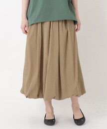 8分丈 裾バルーンスカート