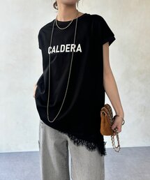 【WEB限定】前後ロゴフレンチスリーブTEE