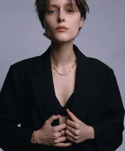 CENE(セネ)の「【CENE】セネ/フローラインネックレス(ネックレス・レディース・ゴールド/シルバー・FREE)」の5枚目の写真