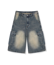 CROSSDOT（クロスドット）の「フェリックスカーゴ7部バミューダデニムショーツパンツ5カラー[CRSD_3501]（その他パンツ）」