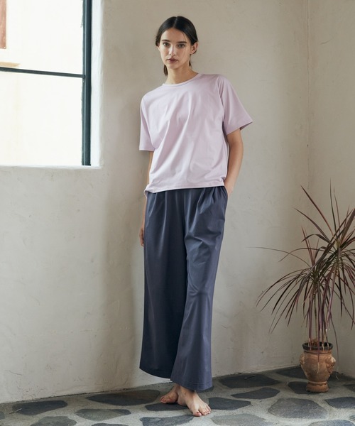 Julier Yoga and Relax(ジュリエヨガアンドリラックス)の「Julier ムーブプライムTシャツ(Tシャツ/カットソー・レディース・ホワイト/ブラック/ブルー/ピンク・FREE)」の16枚目の写真