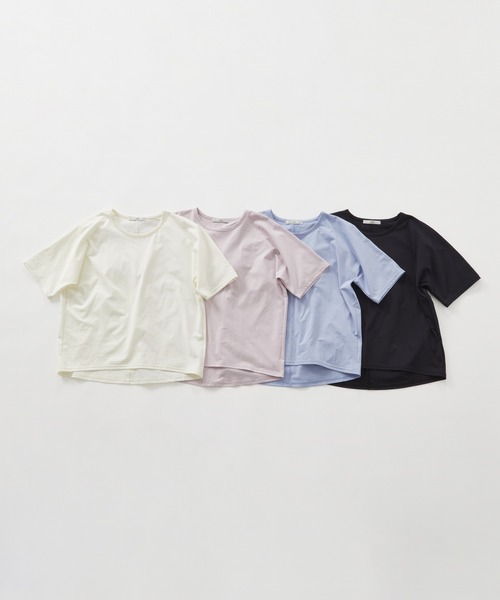 Julier Yoga and Relax(ジュリエヨガアンドリラックス)の「Julier ムーブプライムTシャツ(Tシャツ/カットソー・レディース・ホワイト/ブラック/ブルー/ピンク・FREE)」の7枚目の写真
