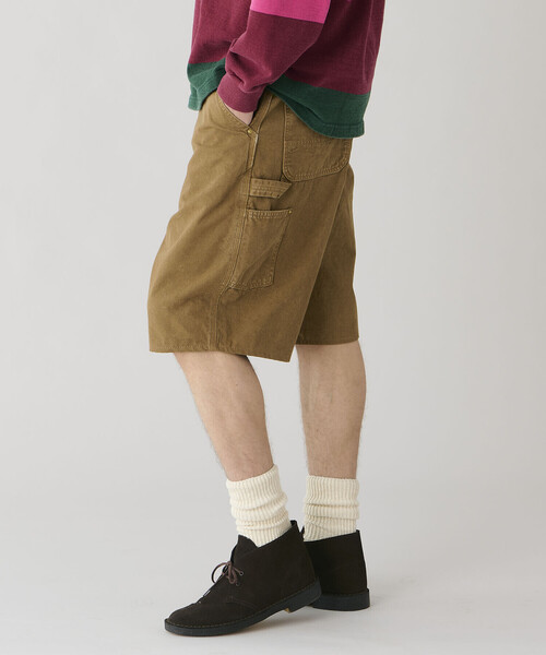 orSlow（オアスロウ）の「orSlow | 〈別注〉 DAD'S FIT OXFORD PAINTER SHORTS BROWN MEN（その他パンツ・メンズ・ブラウン・4/3/2）」の6枚目の写真