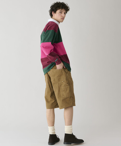 orSlow（オアスロウ）の「orSlow | 〈別注〉 DAD'S FIT OXFORD PAINTER SHORTS BROWN MEN（その他パンツ・メンズ・ブラウン・4/3/2）」の4枚目の写真