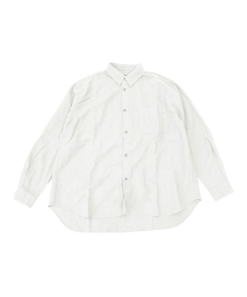 STYLISE（スタイライズ）の「【alvana】LINEN L/S REGULAR SHIRTS / 3カラー [ALV-00172]（シャツ/ブラウス・メンズ・カーキ/ネイビー/ホワイト・L）」の2枚目の写真