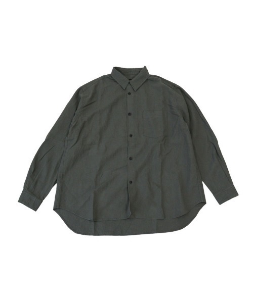 STYLISE（スタイライズ）の「【alvana】LINEN L/S REGULAR SHIRTS / 3カラー [ALV-00172]（シャツ/ブラウス・メンズ・カーキ/ネイビー/ホワイト・L）」の3枚目の写真