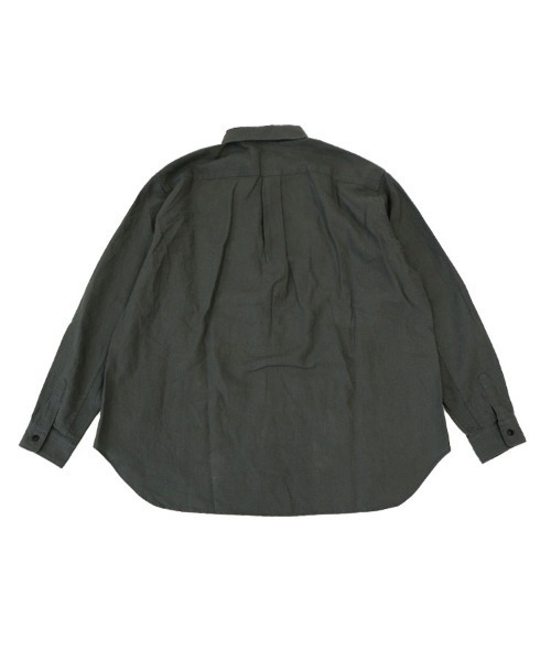 STYLISE（スタイライズ）の「【alvana】LINEN L/S REGULAR SHIRTS / 3カラー [ALV-00172]（シャツ/ブラウス・メンズ・カーキ/ネイビー/ホワイト・L）」の9枚目の写真