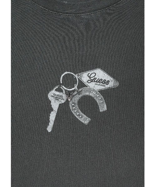 Guess（ゲス）の「UNI S/SLV TEE SHIRT Tシャツ（Tシャツ/カットソー・メンズ・チャコールグレー・MEDIUM/LARGE/X-LARGE/ONE SIZE）」の14枚目の写真