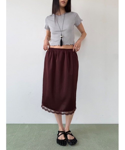 Didot.showroom(ディドット ショールーム)の「【DIDOT.】ギンガムチェックミニT(Tシャツ/カットソー・レディース・グレー/ミント/ブラック・FREE)」の12枚目の写真